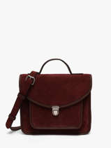 Sac Bandouli�re La Suite Cuir Paul marius Rouge la suite GEORGSUI