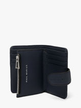 Wallet Leather Paul marius Blue la suite VALENSUI-vue-porte