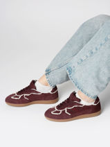 Sneakers Tb.490 In Leather Alohas Red women 10082303-vue-porte