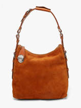Sac Port� �paule La Suite Cuir Paul marius Orange la suite ELLIBSUI
