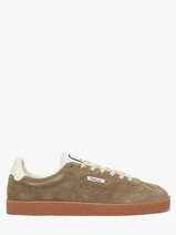Sneakers In Leather Faguo Green men 26CG0203