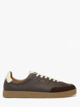 Sneakers En Cuir Faguo Marron men 26CG3210