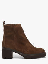 Heeled Boots In Leather Gabor Brown women 5