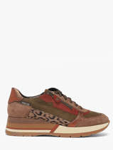 Sneakers En Cuir Mephisto Marron women P5148192