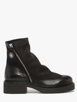 Boots In Leather Metisse Black women NU2547
