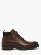 Bottines Equilibre En Cuir Redskins Marron men EQUILIBR