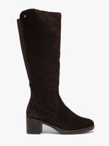 Heeled Boots In Leather Remonte Brown women 25