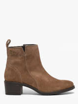 Heeled Boots In Leather Tt. bagatt Beige women 683E1400