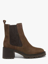 Heeled Boots In Leather We do Brown women CO90098
