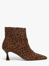Bottines Talon Aiguille En Cuir We do Marron women CO90048C