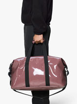 Hilo Weekend Bag - Cabin Duffle Bag Rains Pink travel 14200-vue-porte