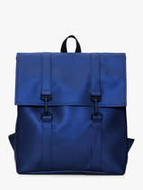 Msn Bag Mini - 1 Compartment Backpack Rains Blue city 13310