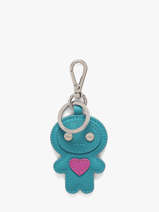 Leather Love Manga Keychain Nathan baume Blue original n 718N