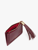 Porte-cartes Premier Flirt Cuir Lancel Violet premier flirt A14033-vue-porte