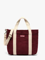 Satchel Velours Corduroy Hindbag Red velours V