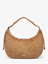 Velvet Bianca Shoulder Bag Hindbag Brown velours V