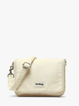 Sac Bandouli�re Velours Velours C�tel� Hindbag Beige velours V