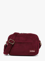 Velvet Nino Crossbody Bag Hindbag Red velours V