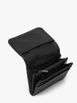 Portefeuille Cuir Biba Noir leather BUY3L-vue-porte