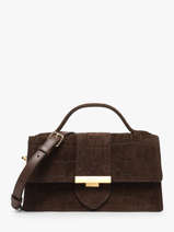 Crossbody Bag Suede Exo Lancaster Brown suede exo 63