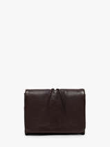 Wallet Leather Biba Brown leather BUY3L