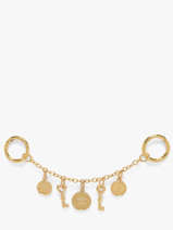 Metal Grand H�tel Bag Charm Lancel Gold charms A14326