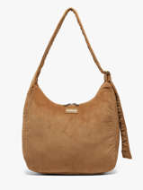 Shoulder Bag Velours Corduroy Hindbag Brown velours V
