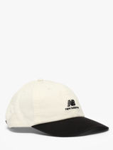 Cap New balance White caps unisex LAH53003-vue-porte
