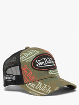 Cap Von dutch Beige accessoires CAFE12-vue-porte