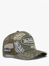 Cap Von dutch Green accessoires CAFE14-vue-porte