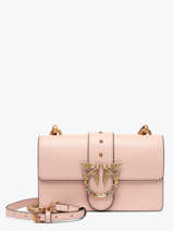 Leather Mini Love One Crossbody Bag Pinko Pink love bag icon 7071A0F1