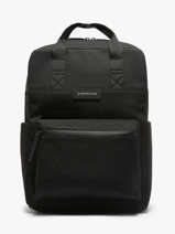 Bergen Pro - 1 Compartment Backpack With 15" Laptop Sleeve Kapten and son Black backpack P