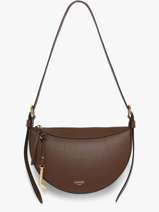 Sac Bandouli�re Faubourg Cuir Lancel Marron faubourg A13525