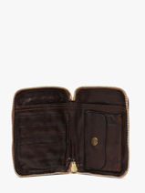 Porte-monnaie Cuir Campomaggi Marron poppi 2060ND-vue-porte