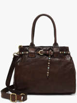 Handbag Poppi Leather Campomaggi Brown poppi 41020ND