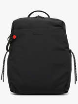 A4 Size Backpack With 14" Laptop Sleeve Hedgren Black string HSTG03
