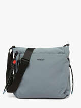 Makoto Crossbody Bag Recycled Polyester Hedgren Blue string HSTG08