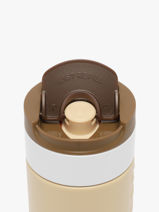 Gourde Dopper Beige travel mug 300-vue-porte