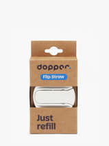 Flip-up Straw Cap Dopper White accessoires FLIPSTRA