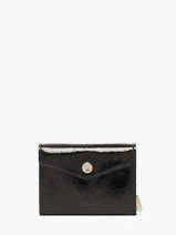 Card Holder Leather Secrid Black naplak ENA