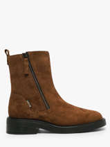 Boots En Cuir Mephisto Marron women P5150208