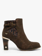 Heeled Boots Mustang Brown women M0012002