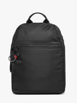 Large Vogue Backpack In Recycled Polyester Hedgren Black inner city upgrade HIC11L