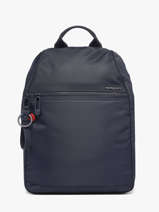Large Vogue Backpack In Recycled Polyester Hedgren Blue inner city upgrade HIC11L