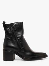 Bottines � Talon En Cuir Mjus Noir women L39214