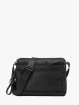 Shoulder Bag Eye Recycled Polyester Hedgren Black inner city upgrade HIC176