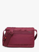 Medium Eye Crossbody Bag In Recycled Polyester Hedgren Violet inner city upgrade HIC176M