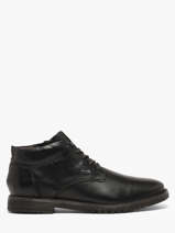 Boots In Leather Bugatti Black men 3318373E
