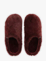 Slippers Verbenas Red women 60501130