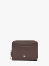 Portefeuille Lacoste Marron daily city NF4764DZ